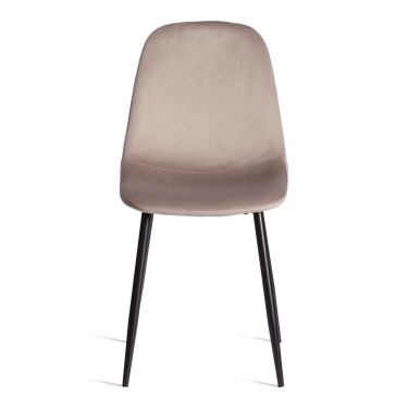 Стул Tetchair BREEZE mod. 4724 Велюр/металл , 44 х 53 х 87 см, Coffee кофейный HLR9 / черный
