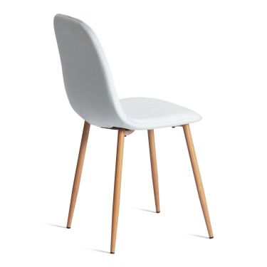 Стул Tetchair BREEZE mod. 4724 Велюр/металл , 44 х 53 х 87 см, Aquamarine аквамарин HLR16 / натуральный