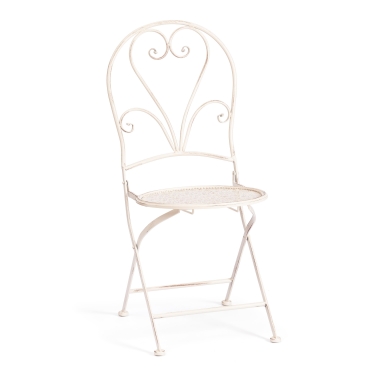 Стул Tetchair Love Chair PL08-11140 стальной сплав, античный белый, 40х47,5х94 см