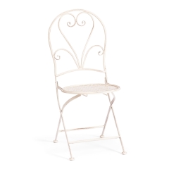 Стул Tetchair Love Chair PL08-11140 стальной сплав, античный белый, 40х47,5х94 см
