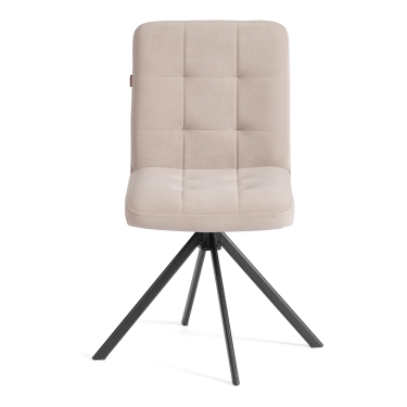 Стул обеденный Tetchair Medeo поворотный механизм 360, велюр, бежевый, 7