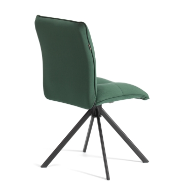 Стул обеденный Tetchair Sweet поворотный механизм 360, велюр, Deep Forest изумруд