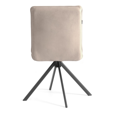 Стул обеденный Tetchair Sweet поворотный механизм 360, велюр, бежевый, 7