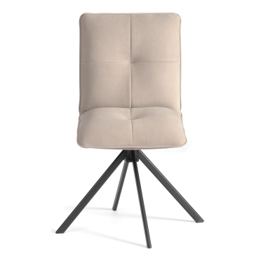 Стул обеденный Tetchair Sweet поворотный механизм 360, велюр, бежевый, 7