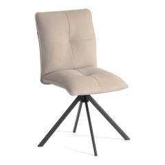 Стул обеденный Tetchair Sweet поворотный механизм 360, велюр, бежевый, 7