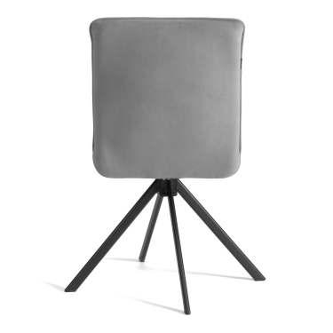 Стул обеденный Tetchair Sweet поворотный механизм 360, велюр, серый, 29