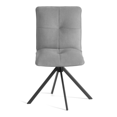Стул обеденный Tetchair Sweet поворотный механизм 360, велюр, серый, 29