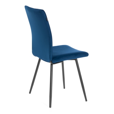 Стул обеденный Tetchair Monte Carlo TREND, велюр, Blue синий, 49х51х93 см