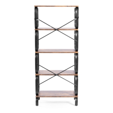 Стеллаж Tetchair WS-04 60x30x140 см, burnt