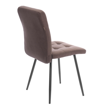 Стул обеденный Tetchair Medeo велюр, коричневый, 6, 47х56х89