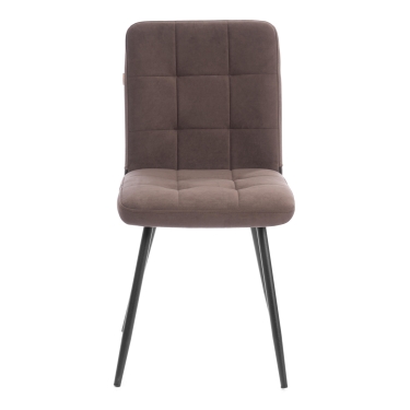 Стул обеденный Tetchair Medeo велюр, коричневый, 6, 47х56х89