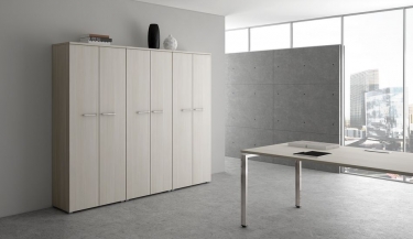 Стол системы БЭНЧ, переговорный, конечный ALSAV GLOSS LINE НСПК-П.926 Ivory