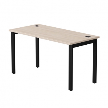 Стол прямой на металлокаркасе, опоры 45 гр Everprof Everprof EVO 254S003 Дуб Соната Черный