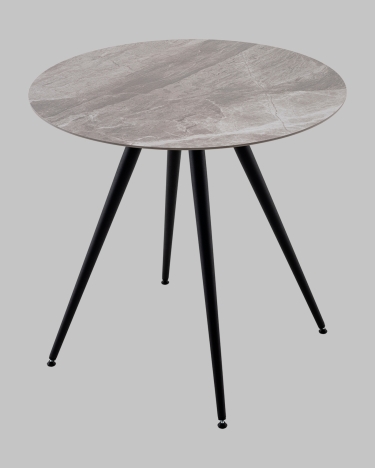 Стол Stool Group Ники круглый столешница керамика Italian light grey 800