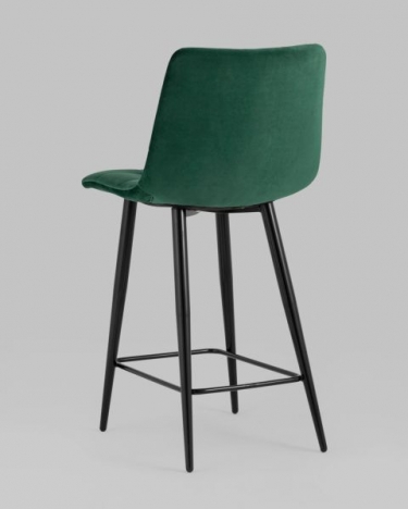 Стул полубарный Stool Group Джанго велюр зеленый 2 шт.