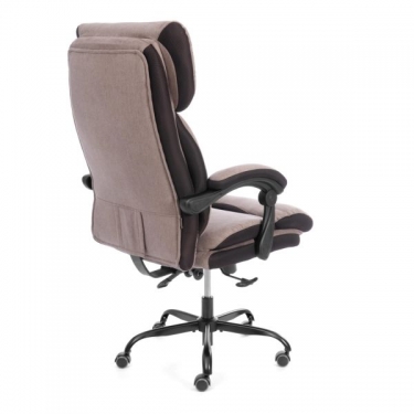 Кресло Tetchair Chief metalBL ткань, светло-коричневый, KUB 03/TW-24