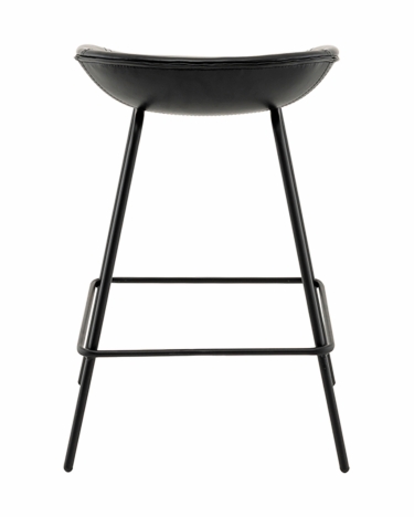 Стул полубарный Stool Group Фуриоса экокожа черный