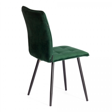 Стул обеденный Tetchair Bari 2 шт. в упаковке LT, велюр, Deep Forest изумруд, 41х55х89 см