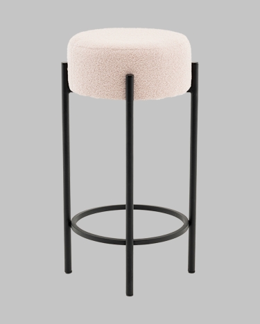 Стул барный Stool Group Беккет букле бежевый