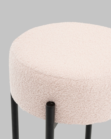 Стул барный Stool Group Беккет букле бежевый