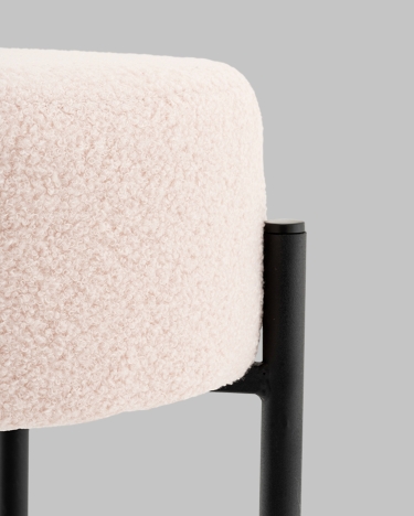 Стул барный Stool Group Беккет букле бежевый