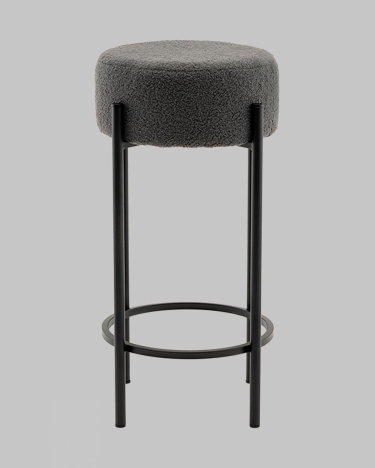 Стул барный Stool Group Беккет букле темно-серый