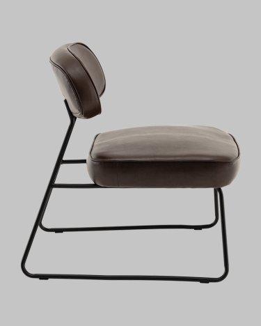Кресло Stool Group Kate new ткань экокожа коричневый