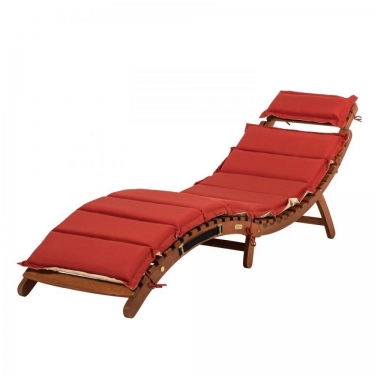 Шезлонг-лежак Афина-мебель AFM-803A Beige-Terracotta