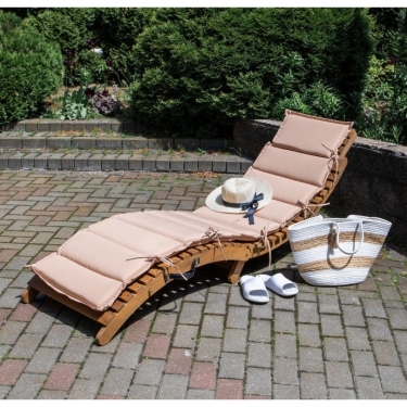 Шезлонг-лежак Афина-мебель AFM-803A Beige