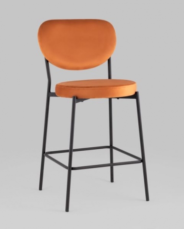 Стул полубарный Stool Group Барбара NEW велюр терракотовый 2 шт.