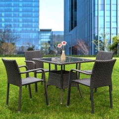 Комплект мебели Афина-мебель AFM-4030A Brown 4pcs