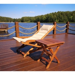 Комплект с креслом и столиком Афина-мебель AFM-709A-T133 Beige 1+1