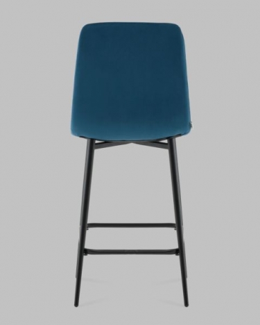 Стул полубарный Stool Group Одди ПБ велюр синий