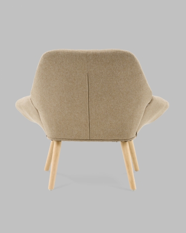 Кресло Stool Group Олби Квадро бежевый