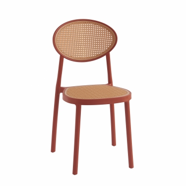 Стул Stool Group Junie пластиковый красный
