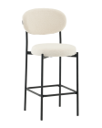 Стул полубарный Stool Group Бриф DD ПБ букле молочный