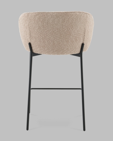 Стул полубарный Stool Group Тисдейл букле бежевый