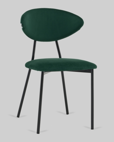 Стул обеденный Stool Group Квинси велюр зеленый