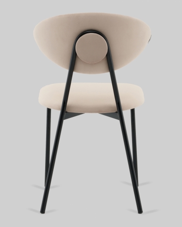 Стул обеденный Stool Group Квинси велюр кремовый