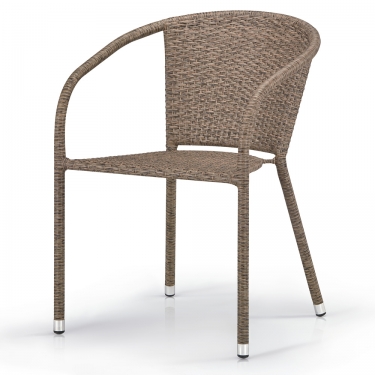 Плетеное кресло Афина-мебель Y137C-W56 Light brown
