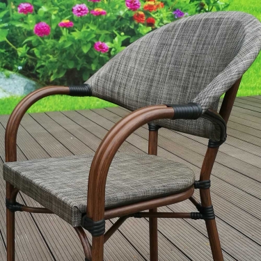 Кресло из текстилена Афина-мебель C029-TX Grey-beige