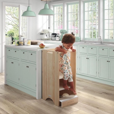 Стул-подставка Micuna Micuna Trotta MONT-1872 Waterwood/White