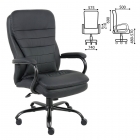 Кресло офисное BRABIX Heavy Duty HD-001 Черный