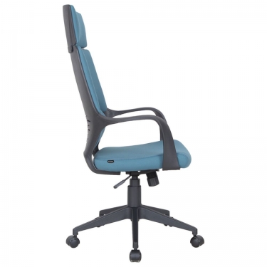 Кресло офисное BRABIX BRABIX Prime EX-515 пластик белый ткань Голубой