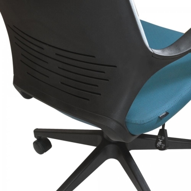 Кресло офисное BRABIX BRABIX Prime EX-515 пластик белый ткань Голубой
