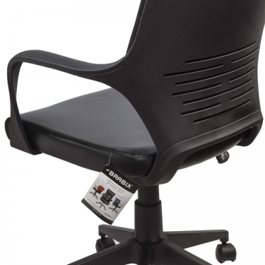 Кресло офисное BRABIX Prime EX-515 экокожа Черный