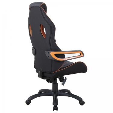 Кресло компьютерное BRABIX Techno Pro GM-003 Черно-серый/оранжевый