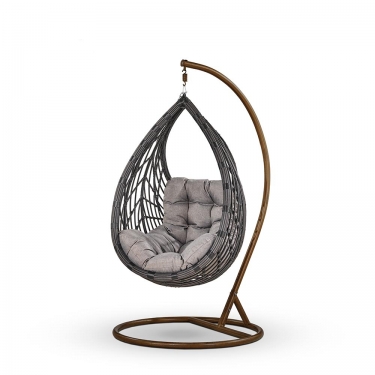 Подвесное кресло Афина-мебель N886-W72 Dark Grey