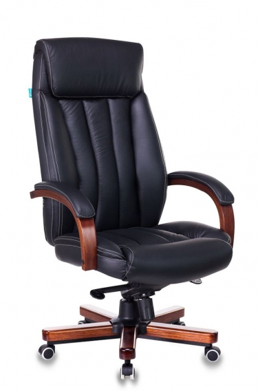 Кресло руководителя Бюрократ T-9922WALNUT/BLACK