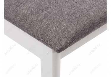 Стул деревянный  Aron Soft white-Light grey